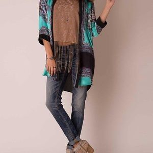 Gimmicks Fringed Top NWT